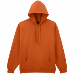 Gildan Mens Midweight Soft Touch Hoodie - XL, T Orange