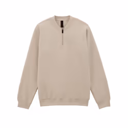 Gildan Unisex Adult Softstyle Midweight Quarter Zip Sweatshirt - M, Sand