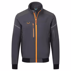 Portwest Mens EV4 Softshell 3 Layer Bomber Jacket - 3XL, Metal Grey