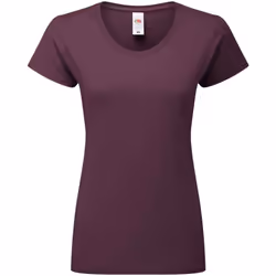 Fruit Of The Loom Womens/Ladies Fit Ringspun Premium Tshirt - XXL, Dark Plum