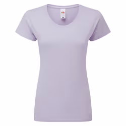 Fruit Of The Loom Womens/Ladies Fit Ringspun Premium Tshirt - M, Soft Lavender
