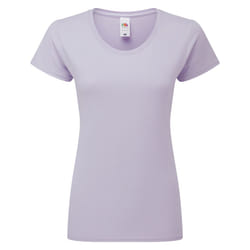 Fruit Of The Loom Womens/Ladies Fit Ringspun Premium Tshirt - L, Soft Lavender