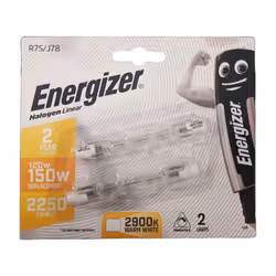 Eveready 120W (150W) J78 Energy Saving Halogen Linear 2pk