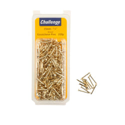 Challenge Brassed Escutcheon Pins 15mm 100g