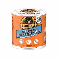 Gorilla Waterproof Patch & Seal Tape White 100mm x 3m