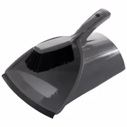 Buffalo Heavy Duty Scoop Plastic Dustpan & Brush Set