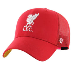 Liverpool FC Childrens/Kids MVP 47 Mesh Snapback Baseball Cap