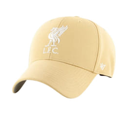 Liverpool FC MVP 47 Baseball Cap - One Size, White/Tan/Gold