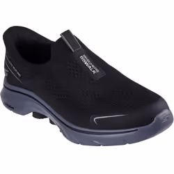 Skechers Mens Go Walk 7 Easy On Evolution Trainers - 9 UK, Black/Charcoal