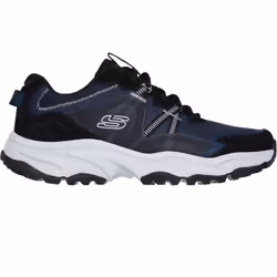 Skechers Mens Vigor AT Richwood Leather Trainers - 9 UK, Navy/Grey