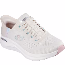 Skechers Womens/Ladies Arch Fit 2.0 - Easy Chic Trainers - 8 UK, Natural/Pink