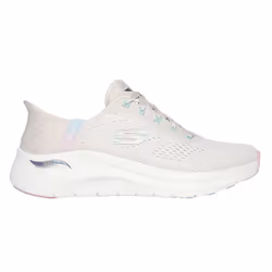Skechers Womens/Ladies Arch Fit 2.0 - Easy Chic Trainers - 8 UK, Natural/Pink