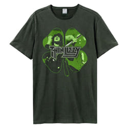 Amplified Unisex Adult Shamrock Thin Lizzy T-Shirt - XS, Charcoal