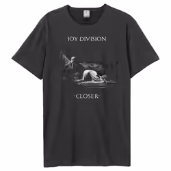 Amplified Unisex Adult Closer Joy Division T-Shirt - XS, Charcoal