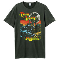 Amplified Unisex Adult Nightlife Thin Lizzy T-Shirt - XS, Charcoal