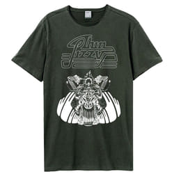 Amplified Unisex Adult Vagabonds The Rocker Thin Lizzy T-Shirt - XS, Charcoal