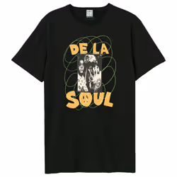 Amplified Unisex Adult Scribble De La Soul T-Shirt - XS, Black