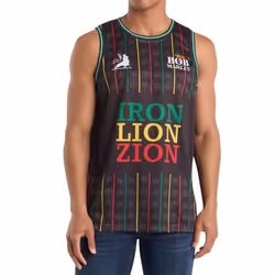 Amplified Mens Destroyer Kiss Basketball Jersey - S, Black