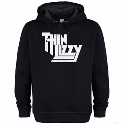 Amplified Unisex Adult Thin Lizzy Logo Hoodie - XS, Black