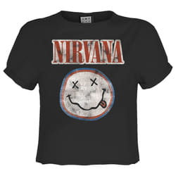 Amplified Womens/Ladies Colour Nirvana Crop Top - XS, Charcoal