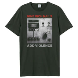 Amplified Unisex Adult Add Violence NIN T-Shirt - S, Charcoal