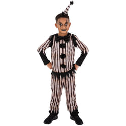Smiffys Boys Vintage Clown Costume Set - 10-12 Years, Black/White