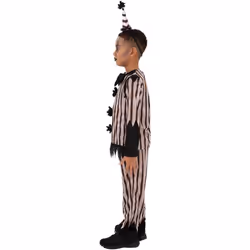 Smiffys Boys Vintage Clown Costume Set - 10-12 Years, Black/White