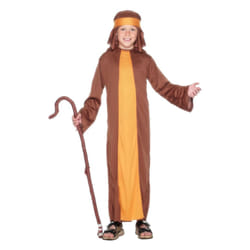 Smiffys Childrens/Kids Shepherd Costume Set - 10-12 Years, Brown