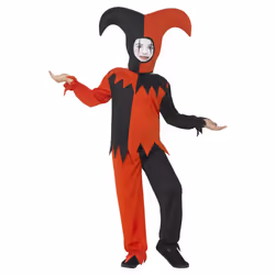 Smiffys Childrens/Kids Twisted Clown Jester Costume Set