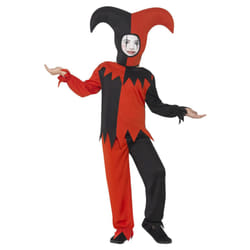Smiffys Childrens/Kids Twisted Clown Jester Costume Set
