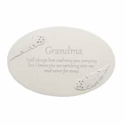 Thoughts of You Resin Memorial Plaque - Grandma