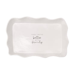Moments Rectangular Scolloped Serving Dish - Family