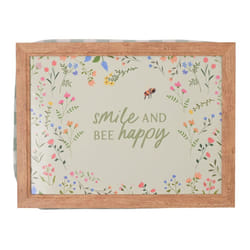 The Cottage Garden Lap Tray - Smile And Be Happy