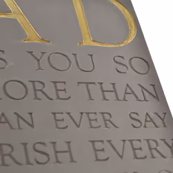 Thoughts of You Memorial Square Plaque - Dad