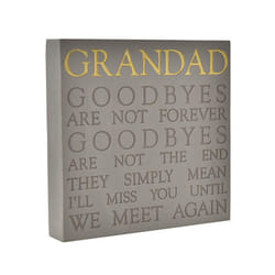 Thoughts of You Memorial Square Plaque - Grandad