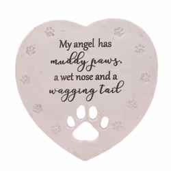 Thoughts of You Pet Memorial Heart Stone - Large
