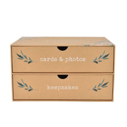 Love Story Keepsake Box 2 Drawers Our Wedding Keepsakes