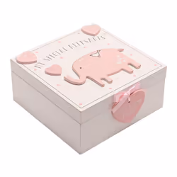Petit Cheri' My Special Keepsake Box 16cm x 16cm - Pink