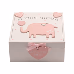 Petit Cheri' My Special Keepsake Box 16cm x 16cm - Pink