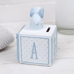 Petit Cheri Collection Resin Money Box & Frame - Blue