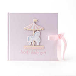 Hello Baby Photo Album Carousel Design 'Lovely Baby Girl'