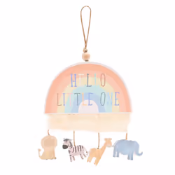 Petit Cheri Rainbow Animal Plaque - Little One
