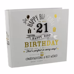 Signography Birthday Boy Photo Album 4 x6 - 21st
