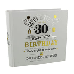 Signography Birthday Boy Photo Album 4 x6 - 30th