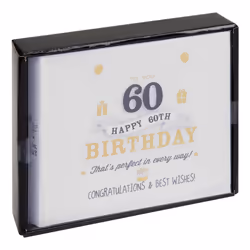 Signography Birthday Boy Photo Album 4 x6 - 60th