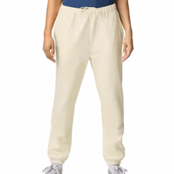 Gildan Mens Softstyle Midweight Pocket Sweatpants - XL, Off White