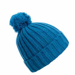 Trespass Childrens/Kids Thorns Bobble Hat - 2-4 Years, Bondi Blue