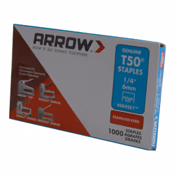 Arrow T50 Stainless Steel Staples