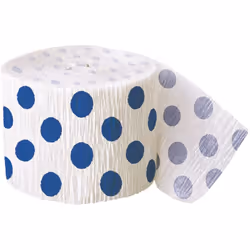 Unique Party Crepe Paper Polka Dot Streamers