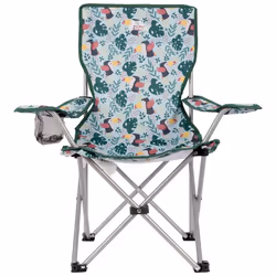 Trespass Childrens/Kids Joejoe Tropical Leaves Camping Chair